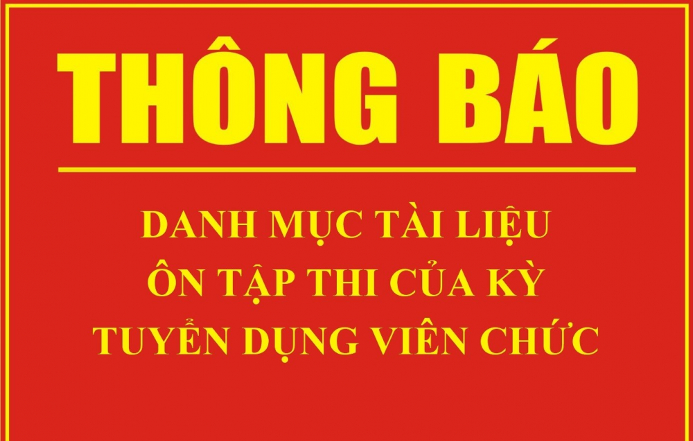 DANH MỤC NỘI DUNG, TÀI LIỆU ÔN TẬP PHỎNG VẤN KỲ XÉT TUYỂN VIÊN CHỨC SỰ NGHIỆP Y TẾ NĂM 2023