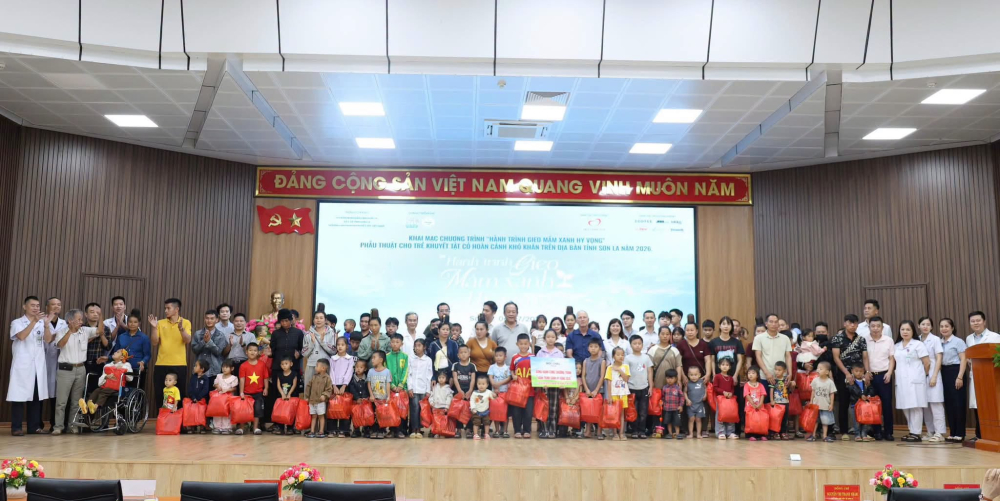 CHƯƠNG TRÌNH KHÁM, TƯ VẤN, PHẪU THUẬT MIỄN PHÍ CHO TRẺ EM KHUYẾT TẬT TẠI BỆNH VIỆN ĐA KHOA TỈNH SƠN LA