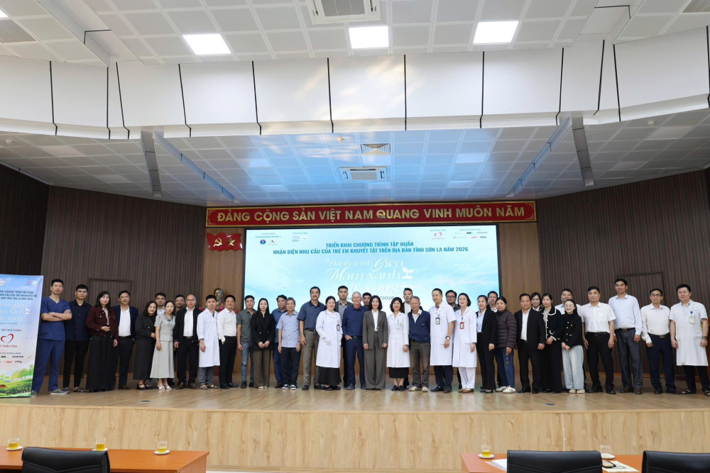 TẬP HUẤN NHẬN DIỆN NHU CẦU,  KHÁM SÀNG LỌC VÀ PHẪU THUẬT CHO TRẺ EM KHUYẾT TẬT NĂM 2026 