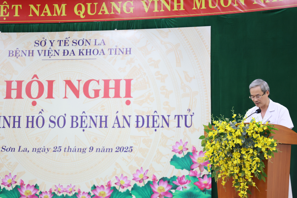 HỘI NGHỊ THẨM ĐỊNH HỒ SƠ BỆNH ÁN ĐIỆN TỬ TẠI BỆNH VIỆN ĐA KHOA TỈNH SƠN LA